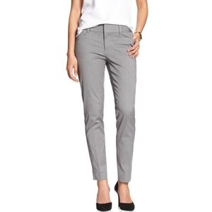 Banana Republic Jackson Fit Ankle Pants Gray Side 4